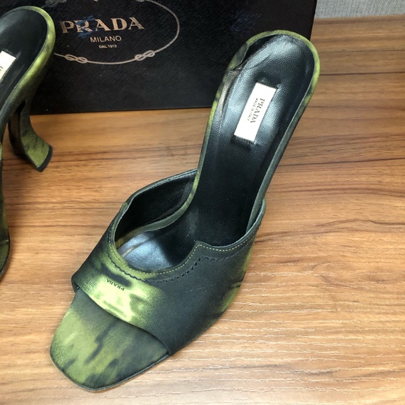 Prada Neoprene Tie Dye Heels - Picture 2 of 11